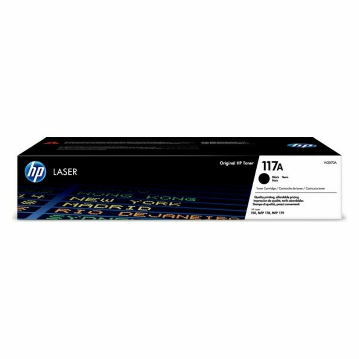 Оригинальный тонер HP 117A Циановый